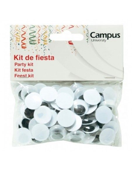 OJOS PARA MANUALIDADES CAMPUS 15MM P/60