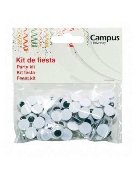 OJOS PARA MANUALIDADES CAMPUS 10MM P/100
