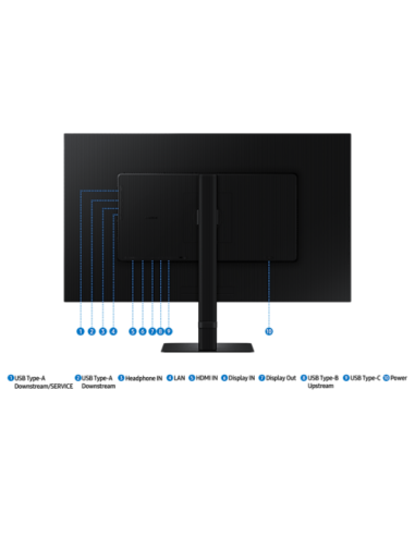 MONITOR SAMSUNG LS32D600UAUXEN // 32" - QHD...