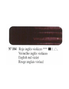 OLEO TITAN 20CC Nº104 S-1 ROJO INGLES VIOLÁCEO