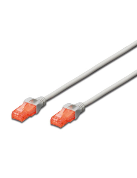 EWENT CABLE CAT 6 U/UTP 15m GRIS