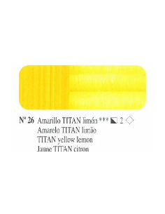 OLEO TITAN 20CC Nº26  S-2  AMARILLO TITAN LIMON