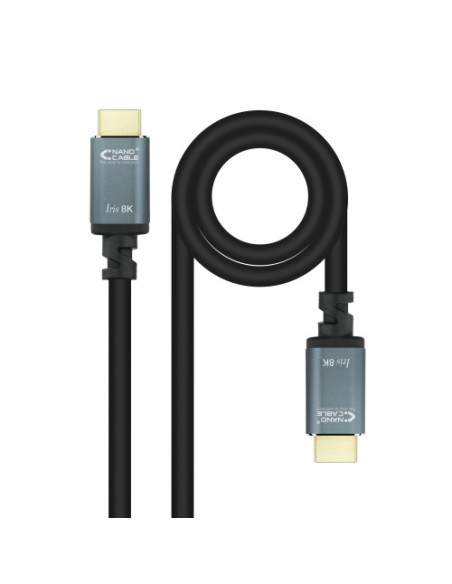 TOOQ CABLE HDMI 2.1 IRIS 8K A/M-A/M NEGRO 10 M