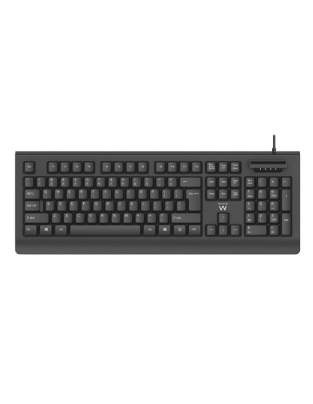 EWENT TECLADO USB CON LECTOR DE TARJETAS INTELIGENTES - QWERTY ES LAYOUT (EW3286) EWENT TECLADO USB CON LECTOR DE TARJETAS INTELIGENTES - QWERTY ES LAYOUT (EW3286)