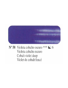 OLEO TITAN 20CC Nº58 S-6 VIOLETA COBALTO OSCURO