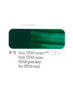 OLEO TITAN 20CC Nº71 S-2 VERDE TITAN OSCURO