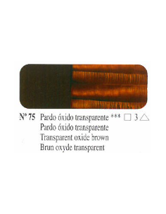 OLEO TITAN 20CC Nº75 S-3  PARDO ÓXIDO TRANSPARENTE