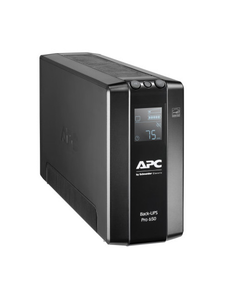 APC Back UPS Pro BR 650VA, 6 Outlets, AVR, LCD Interface