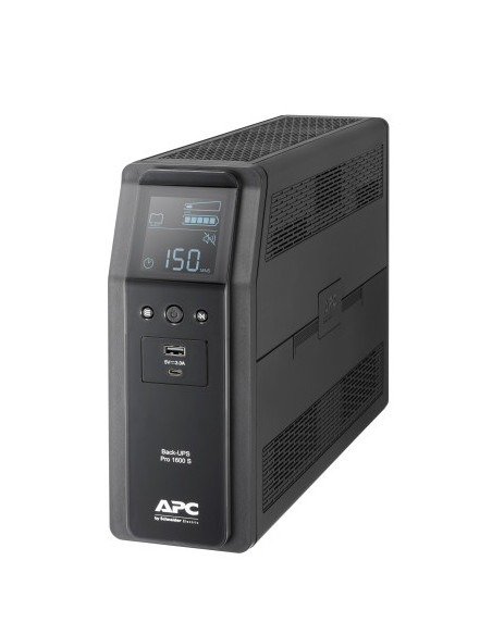 APC Back UPS Pro BR 1600VA, Sinewave,8 Outlets, AVR, LCD interface