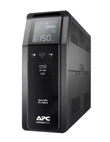 APC Back UPS Pro BR 1600VA, Sinewave,8 Outlets,...
