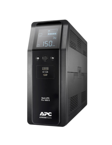 APC Back UPS Pro BR 1600VA, Sinewave,8 Outlets, AVR, LCD interface