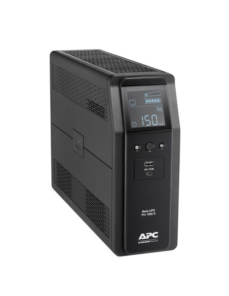 APC Back UPS Pro BR 1600VA, Sinewave,8 Outlets, AVR, LCD interface