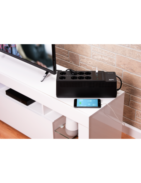 USB Type-C and A charging ports USB Type-C and A charging ports