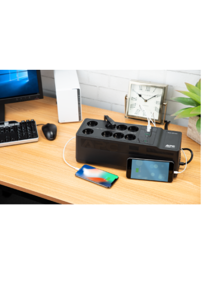 APC Back-UPS 850VA, 230V, USB Type-C and A charging ports