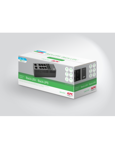 APC Back-UPS 850VA, 230V, USB Type-C and A charging ports