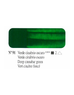 OLEO TITAN 20CC Nº91 S-2 VERDE CINABRIO OSCURO