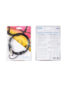 TOOQ TQCLKC0045-G CABLE DE SEGURIDAD NANO CON LLAVE PARA PORTATILES 1 2