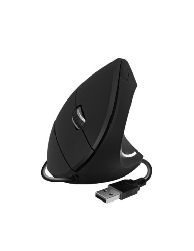 SUBBLIM GLIDE VERTICAL ERGO WIRED MOUSE BLACK