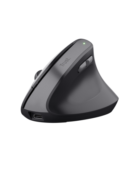 TRUST RATON ERGONOMICO INALAMBRICO BAYO II NEGRO (25145)