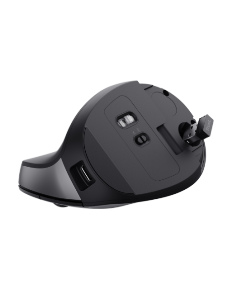 TRUST RATON ERGONOMICO INALAMBRICO BAYO II NEGRO (25145)