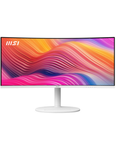 MSI MONITOR MODERN MD342CQPW. 34" VA CURVO 1500R. 3440x1440. 120 HZ. BLANCO