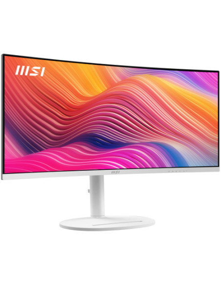 MSI MONITOR MODERN MD342CQPW. 34" VA CURVO 1500R. 3440x1440. 120 HZ. BLANCO