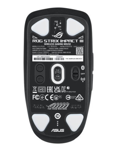 RATON ASUS ROG STRIX IMPACT III WIRELESS (NEGRO)