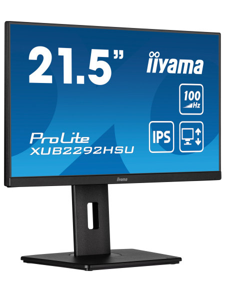 MONITOR IIYAMA 21.5"/1920 x 1080/100Hz /2.1MPX/250CD/FHD/16:9/HDMI/IPSLED/NEGRO