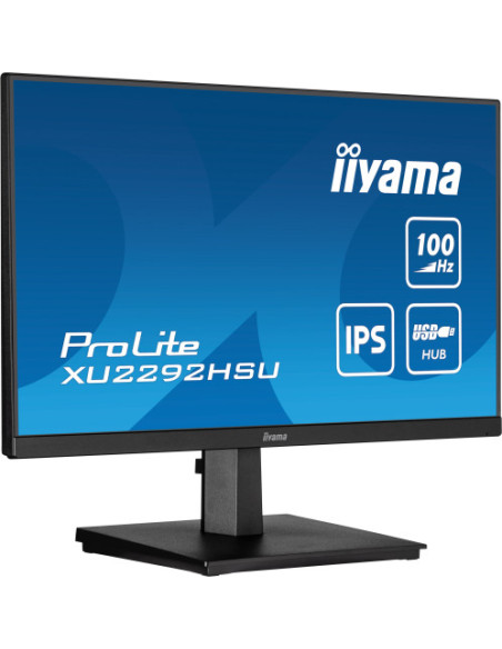 MONITOR IIYAMA 21.5"/1920 x 1080/100Hz /2.1MPX/250CD/FHD/16:9/HDMI/IPSLED/NEGRO