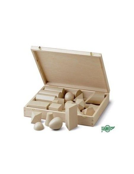 CUERPOS GEOMÉTRICOS FAIBO 825 PLÁSTICO 25 PIEZAS