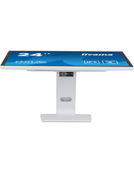 MONITOR IIYAMA 24" WHITE BONDED PCAP 10P TOUCH, 1920X1080, IPS-PANEL, FLAT BEZEL FREE GLASS FRONT, HDMI, DISPLAYPORT, 360CD/M² (