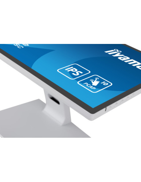 MONITOR IIYAMA 24" WHITE BONDED PCAP 10P TOUCH, 1920X1080, IPS-PANEL, FLAT BEZEL FREE GLASS FRONT, HDMI, DISPLAYPORT, 360CD/M² (