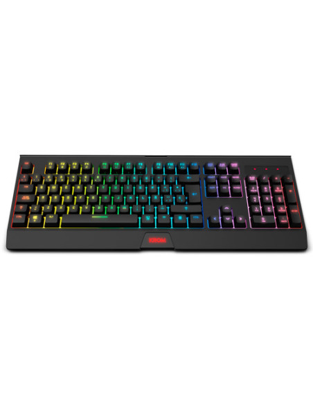 KROM KIT GAMING WIRELESS RGB KABALA. TECLADO MEMBRANA. RATON OPTICO 4800 DPI