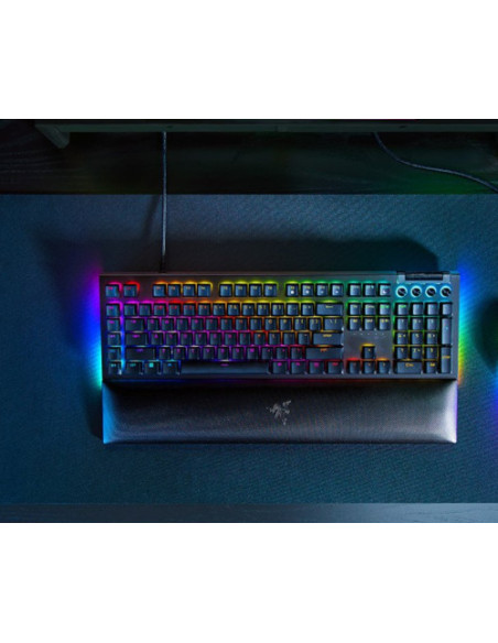 TECLADO RAZER BLACKWIDOW V4 GREEN SWITCH (USA) (RZ03-04690100-R3M1)