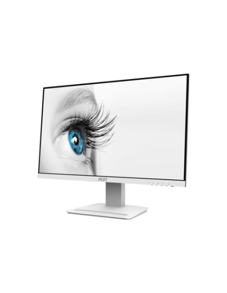 MSI MONITOR PRO MP243XW. 23.8” (60CM). PLANO. IPS. 1920 X 1080 (FHD). 100HZ. BLANCO