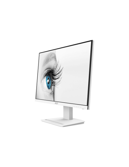 MSI MONITOR PRO MP243XW. 23.8” (60CM). PLANO. IPS. 1920 X 1080 (FHD). 100HZ. BLANCO
