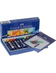 CAJA DE 12 PASTELES GRASOS FABER CASTELL 127012