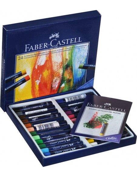 CAJA DE 24 PASTELES GRASOS FABER CASTELL 127024