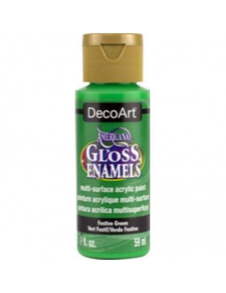 AMERICANA GLOSS ENAMELS 59 ML CRISTAL DAG230 VERDE FESTIVO