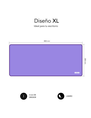 ALFOMBRILLA CON RATÓN HARMONY PACK MOUSEPAD XL...