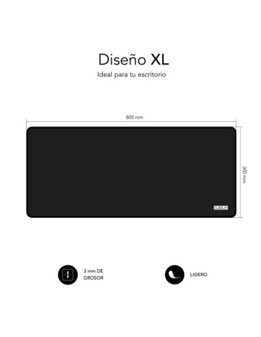 ALFOMBRILLA CON RATÓN HARMONY PACK MOUSEPAD XL...
