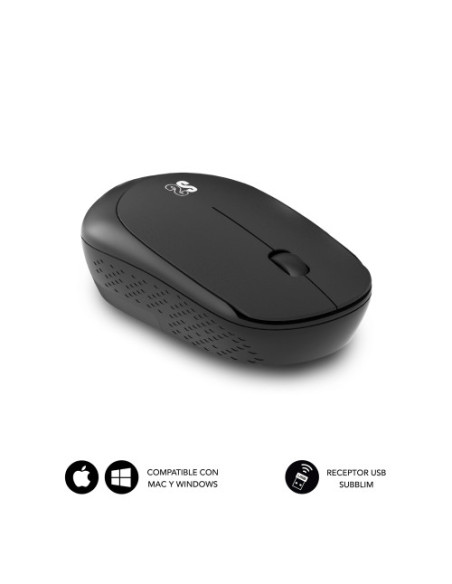 ALFOMBRILLA CON RATÓN HARMONY PACK MOUSEPAD XL + WIRELESS MOUSE BLACK