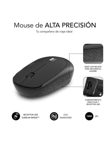 ALFOMBRILLA CON RATÓN HARMONY PACK MOUSEPAD XL...