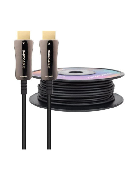 NANOCABLE CABLE HDMI V2.1 AOC 8K@60HZ 4K@120HZ 48Gbps 50 M NANOCABLE CABLE HDMI V2.1 AOC 8K@60HZ 4K@120HZ 48Gbps 50 M