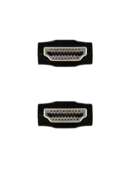 NANOCABLE CABLE HDMI V2.0 AOC 4K@60HZ 18Gbps NEGRO 80 M