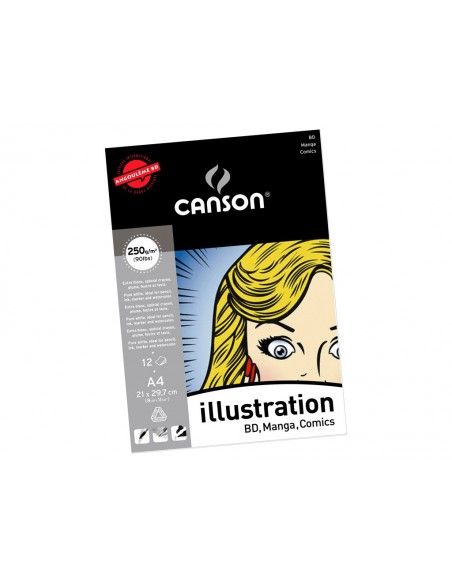 BLOC DE DIBUJO ILUSTRATION CANSON 250G/M2