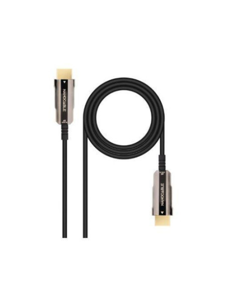 NANOCABLE CABLE HDMI V2.0 AOC 4K@60HZ 18Gbps NEGRO 30 M NANOCABLE CABLE HDMI V2.0 AOC 4K@60HZ 18Gbps NEGRO 30 M