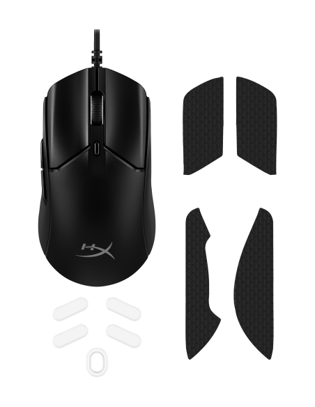 HP HYPERX PULSEFIRE HASTE 2 BLACK - MOUSE - 6N0A7AA