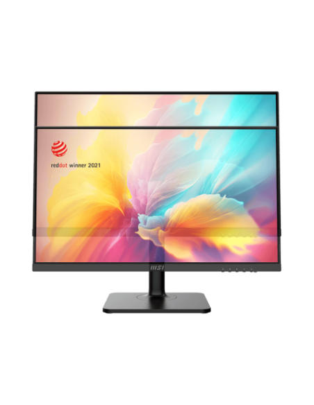 MSI MONITOR MODERN MD2412P. 23.8” (60CM). PLANO. IPS. 1920X1080 (FHD). 100HZ. NEGRO