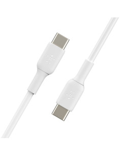 BELKIN CABLE TRENZADO USB-C a USB-C  BLANCO 2